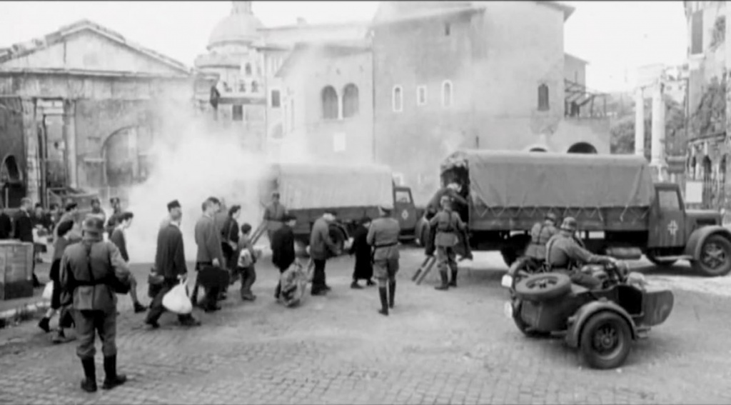 Portico d'Ottavia, 16 ottobre 1943. Rastrellamento ghetto